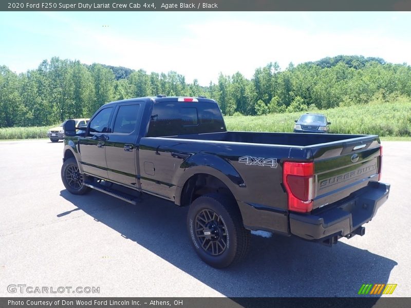 Agate Black / Black 2020 Ford F250 Super Duty Lariat Crew Cab 4x4