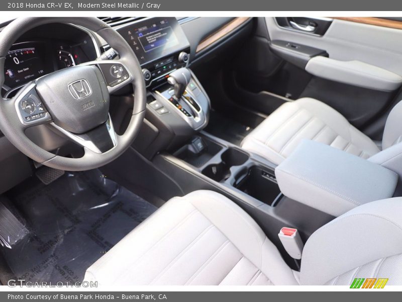 Modern Steel Metallic / Gray 2018 Honda CR-V EX