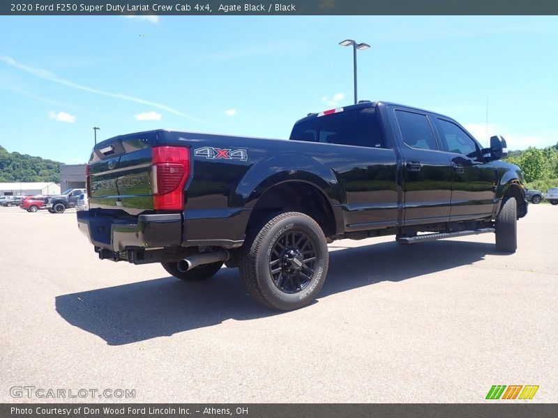 Agate Black / Black 2020 Ford F250 Super Duty Lariat Crew Cab 4x4
