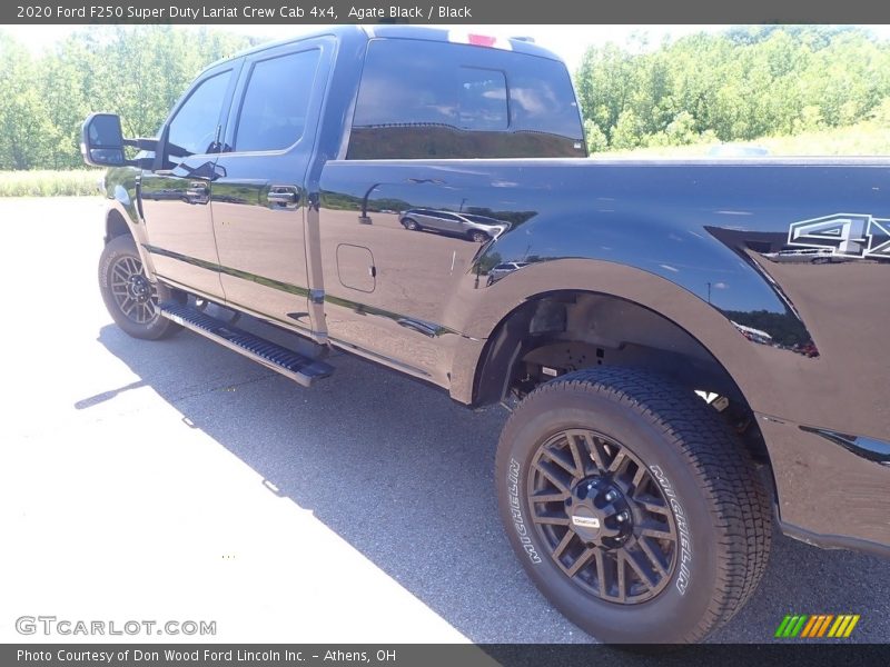 Agate Black / Black 2020 Ford F250 Super Duty Lariat Crew Cab 4x4