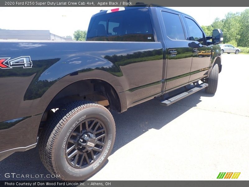Agate Black / Black 2020 Ford F250 Super Duty Lariat Crew Cab 4x4