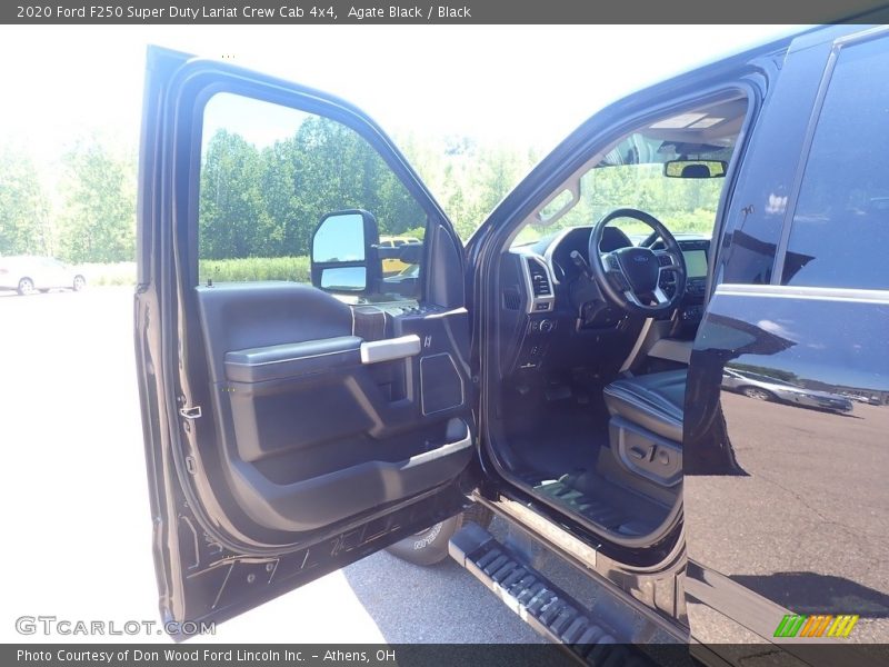Agate Black / Black 2020 Ford F250 Super Duty Lariat Crew Cab 4x4
