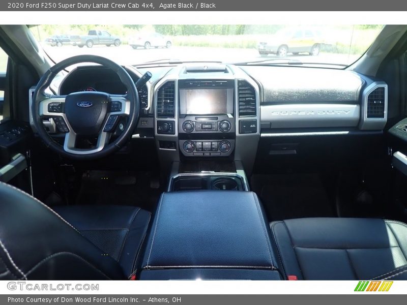 Agate Black / Black 2020 Ford F250 Super Duty Lariat Crew Cab 4x4