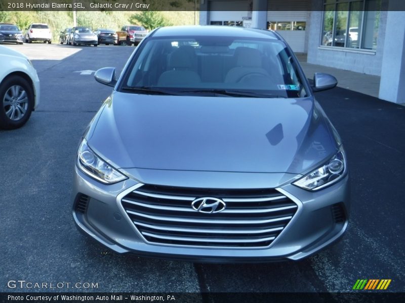 Galactic Gray / Gray 2018 Hyundai Elantra SEL