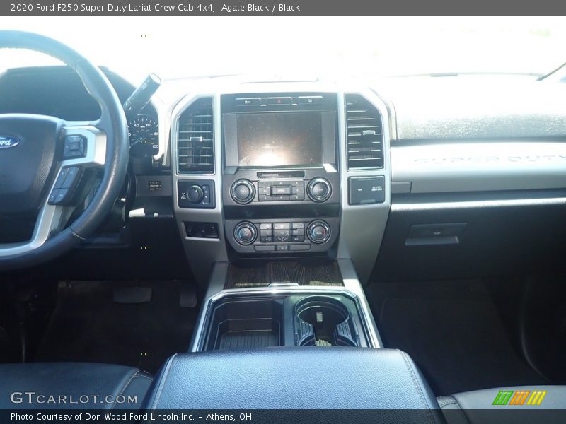Agate Black / Black 2020 Ford F250 Super Duty Lariat Crew Cab 4x4