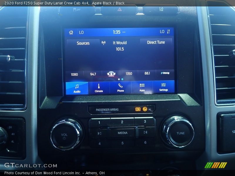 Agate Black / Black 2020 Ford F250 Super Duty Lariat Crew Cab 4x4