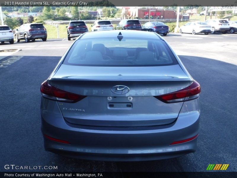 Galactic Gray / Gray 2018 Hyundai Elantra SEL