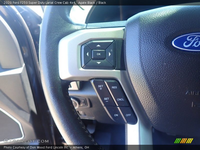 Agate Black / Black 2020 Ford F250 Super Duty Lariat Crew Cab 4x4