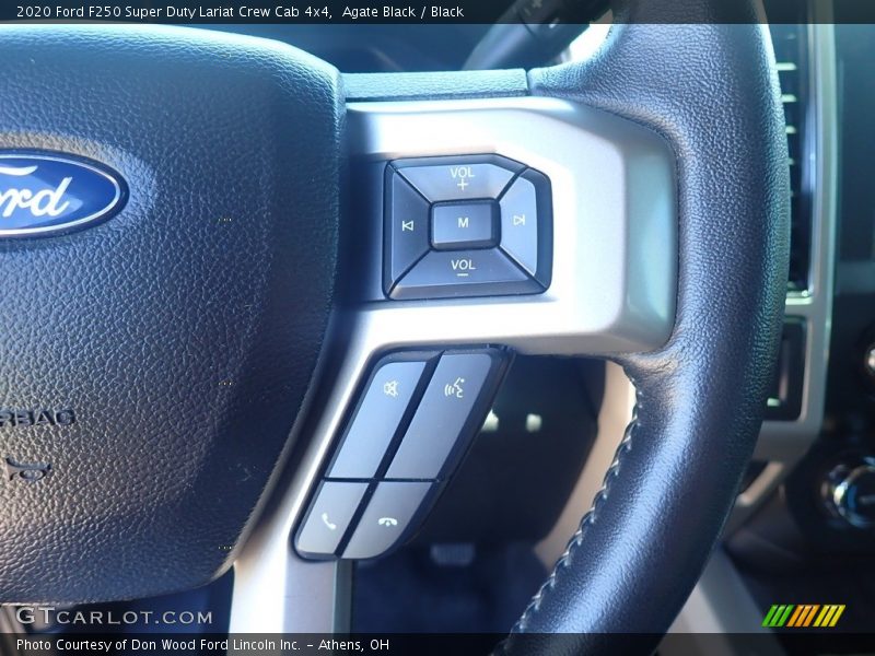 Agate Black / Black 2020 Ford F250 Super Duty Lariat Crew Cab 4x4