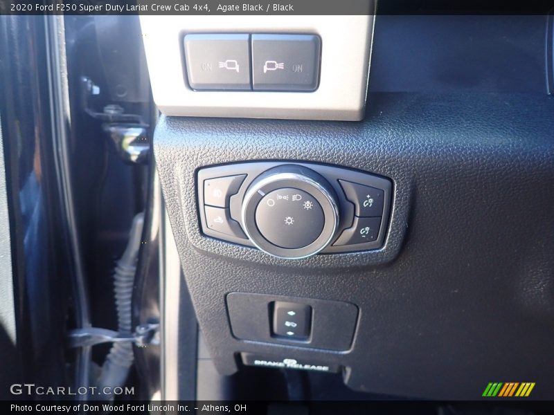 Agate Black / Black 2020 Ford F250 Super Duty Lariat Crew Cab 4x4