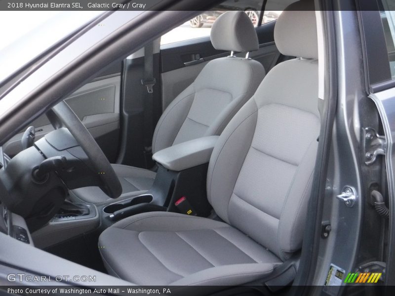 Galactic Gray / Gray 2018 Hyundai Elantra SEL