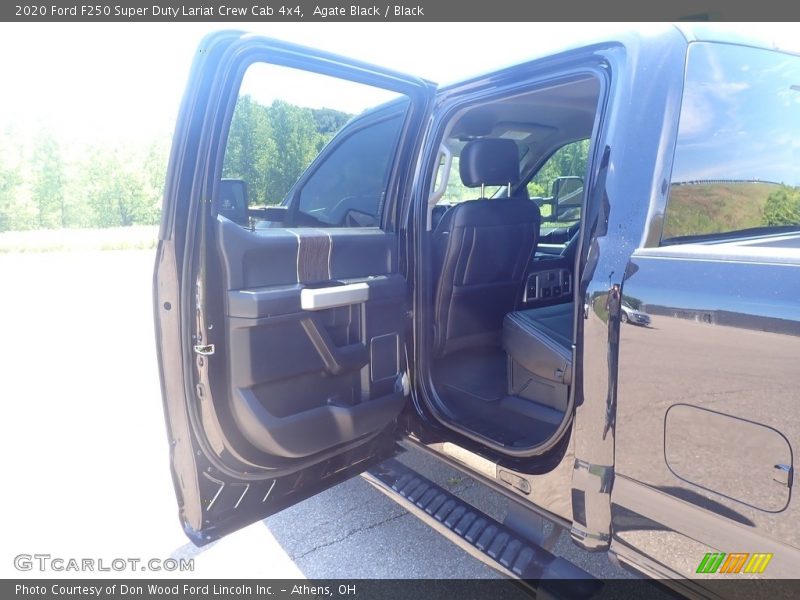 Agate Black / Black 2020 Ford F250 Super Duty Lariat Crew Cab 4x4