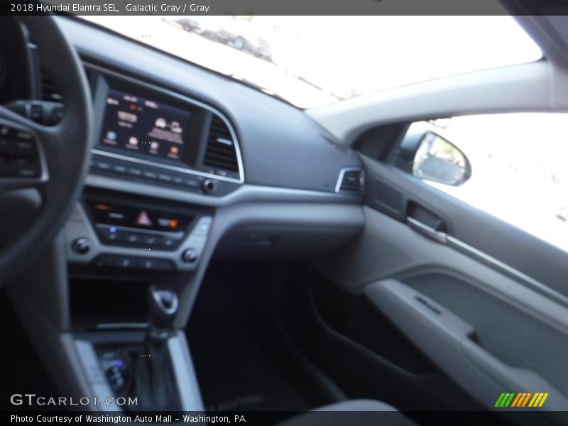 Galactic Gray / Gray 2018 Hyundai Elantra SEL