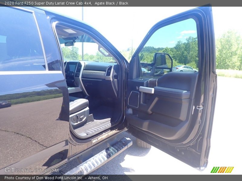 Agate Black / Black 2020 Ford F250 Super Duty Lariat Crew Cab 4x4