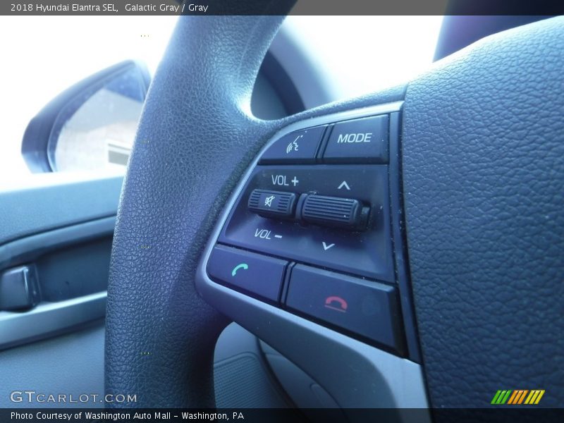 Galactic Gray / Gray 2018 Hyundai Elantra SEL