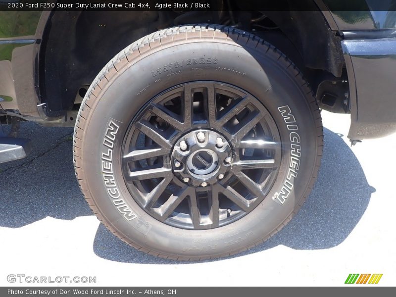 Agate Black / Black 2020 Ford F250 Super Duty Lariat Crew Cab 4x4