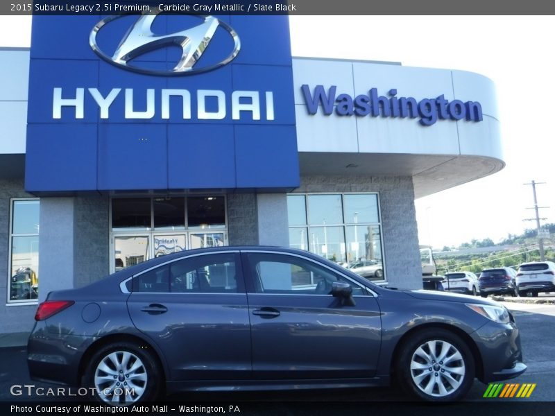 Carbide Gray Metallic / Slate Black 2015 Subaru Legacy 2.5i Premium