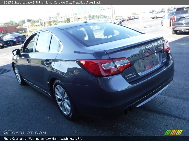 Carbide Gray Metallic / Slate Black 2015 Subaru Legacy 2.5i Premium