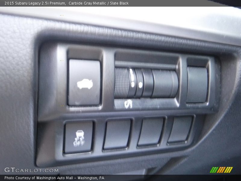 Carbide Gray Metallic / Slate Black 2015 Subaru Legacy 2.5i Premium