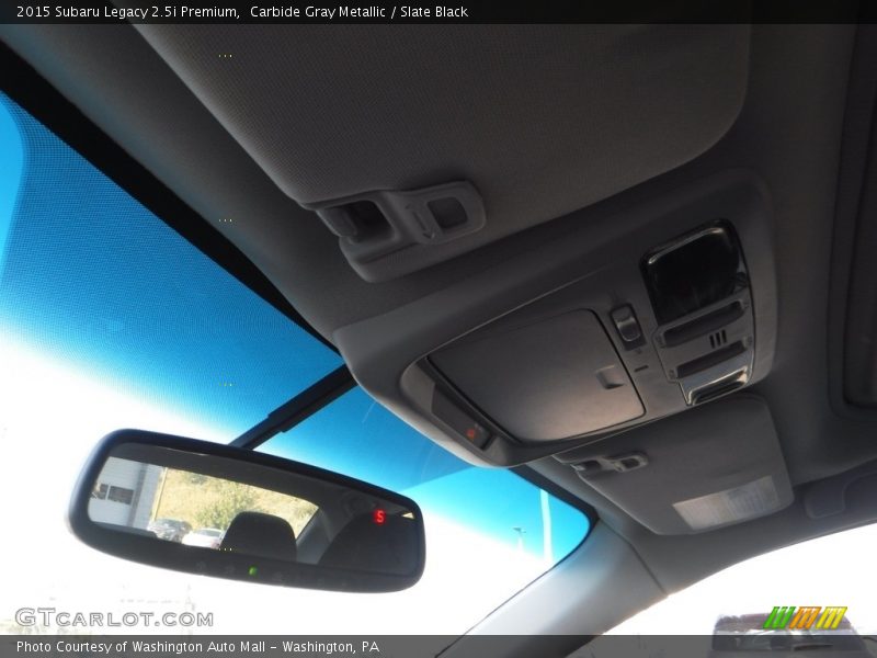 Carbide Gray Metallic / Slate Black 2015 Subaru Legacy 2.5i Premium