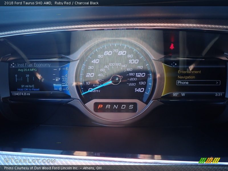  2018 Taurus SHO AWD SHO AWD Gauges
