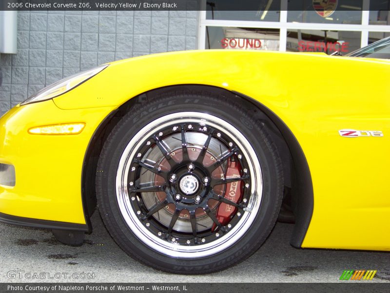 Velocity Yellow / Ebony Black 2006 Chevrolet Corvette Z06