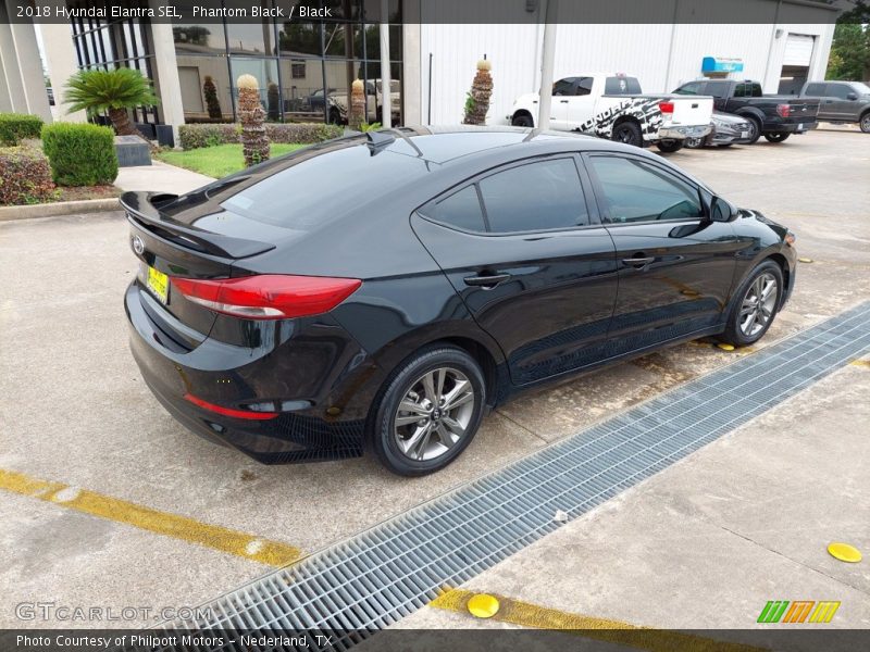 Phantom Black / Black 2018 Hyundai Elantra SEL