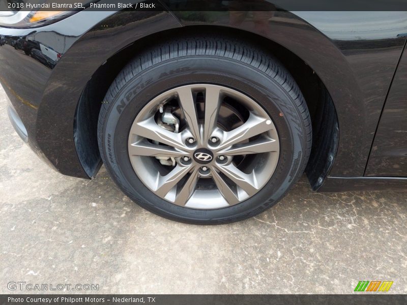 Phantom Black / Black 2018 Hyundai Elantra SEL
