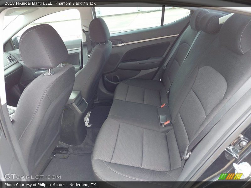 Phantom Black / Black 2018 Hyundai Elantra SEL