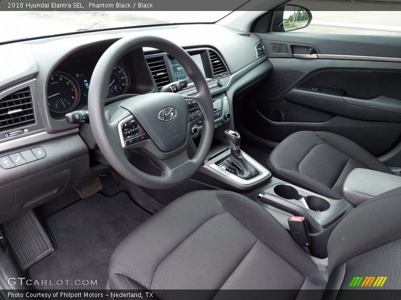 Phantom Black / Black 2018 Hyundai Elantra SEL