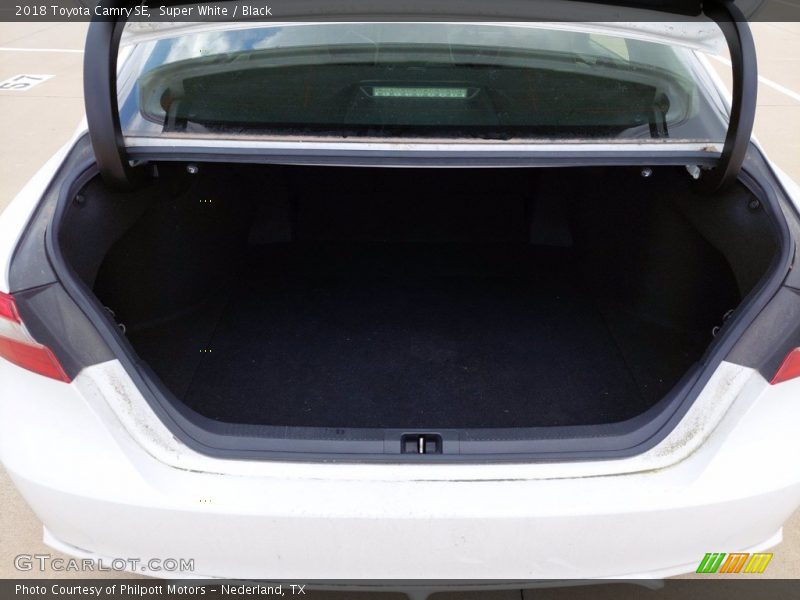 Super White / Black 2018 Toyota Camry SE