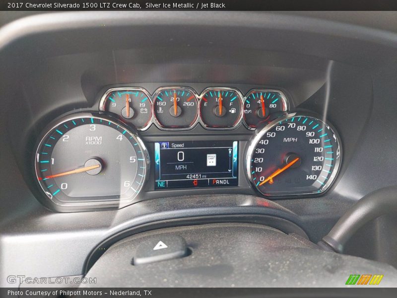  2017 Silverado 1500 LTZ Crew Cab LTZ Crew Cab Gauges