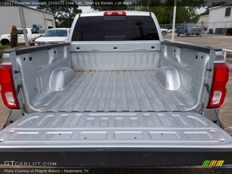 Silver Ice Metallic / Jet Black 2017 Chevrolet Silverado 1500 LTZ Crew Cab