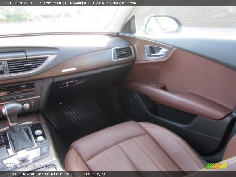 Moonlight Blue Metallic / Nougat Brown 2015 Audi A7 3.0T quattro Prestige