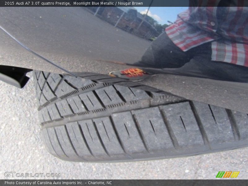 Moonlight Blue Metallic / Nougat Brown 2015 Audi A7 3.0T quattro Prestige