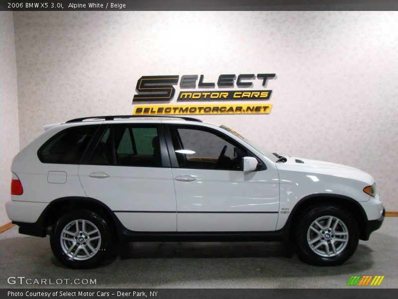 Alpine White / Beige 2006 BMW X5 3.0i