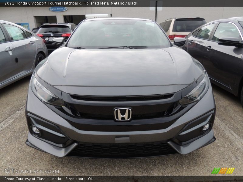 Polished Metal Metallic / Black 2021 Honda Civic Sport Touring Hatchback