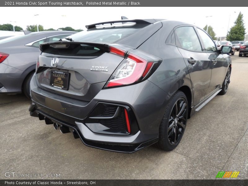 Polished Metal Metallic / Black 2021 Honda Civic Sport Touring Hatchback