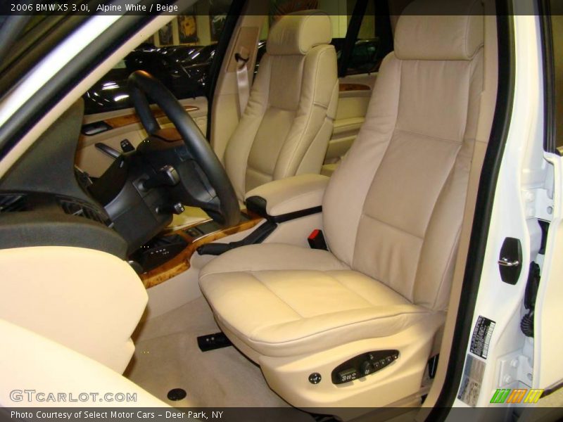 Alpine White / Beige 2006 BMW X5 3.0i
