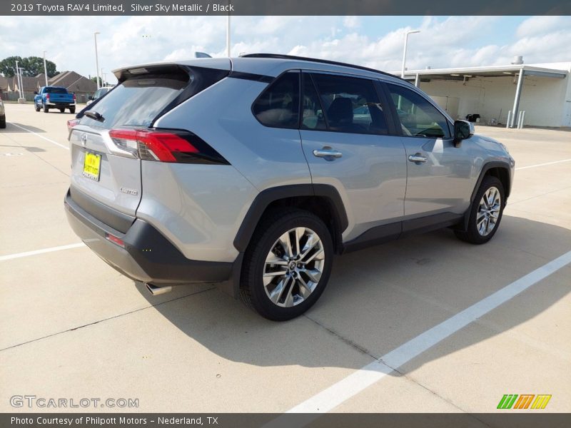 Silver Sky Metallic / Black 2019 Toyota RAV4 Limited