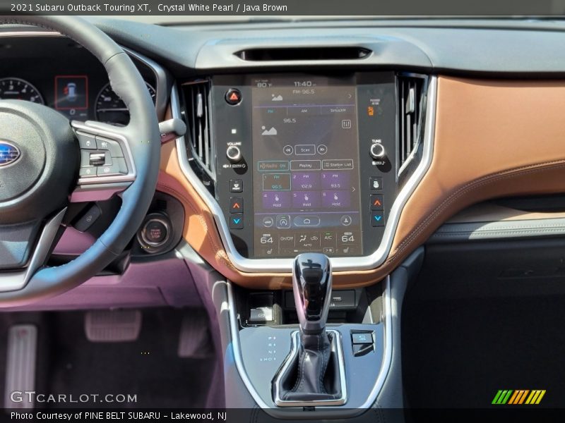 Crystal White Pearl / Java Brown 2021 Subaru Outback Touring XT
