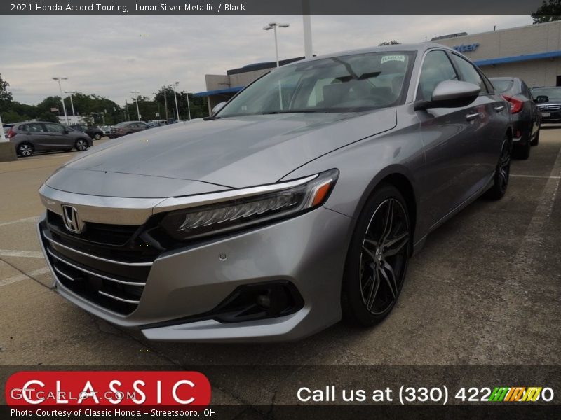 Lunar Silver Metallic / Black 2021 Honda Accord Touring
