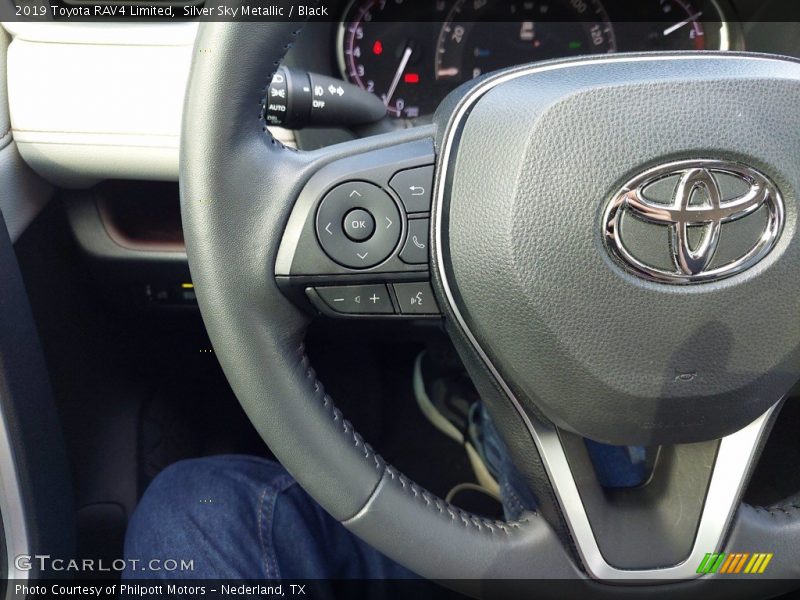 Silver Sky Metallic / Black 2019 Toyota RAV4 Limited