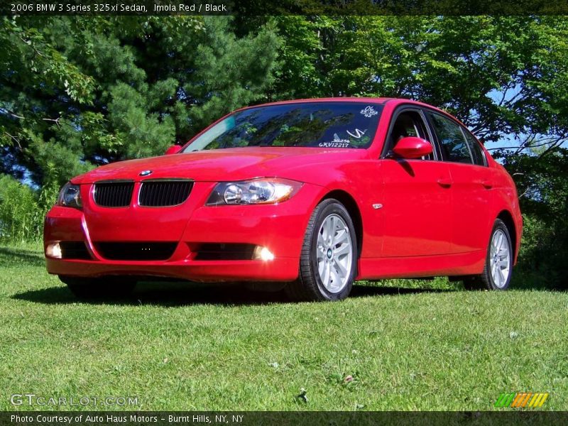Imola Red / Black 2006 BMW 3 Series 325xi Sedan