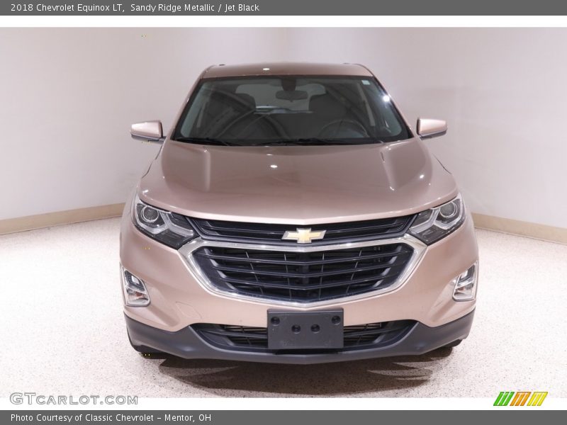 Sandy Ridge Metallic / Jet Black 2018 Chevrolet Equinox LT