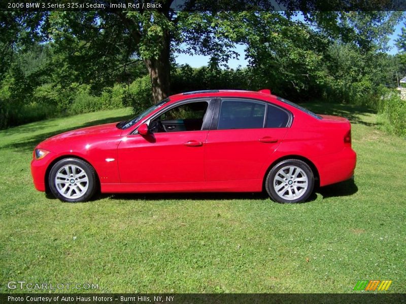 Imola Red / Black 2006 BMW 3 Series 325xi Sedan