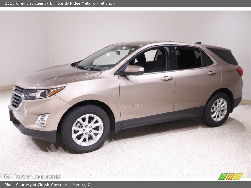 Sandy Ridge Metallic / Jet Black 2018 Chevrolet Equinox LT