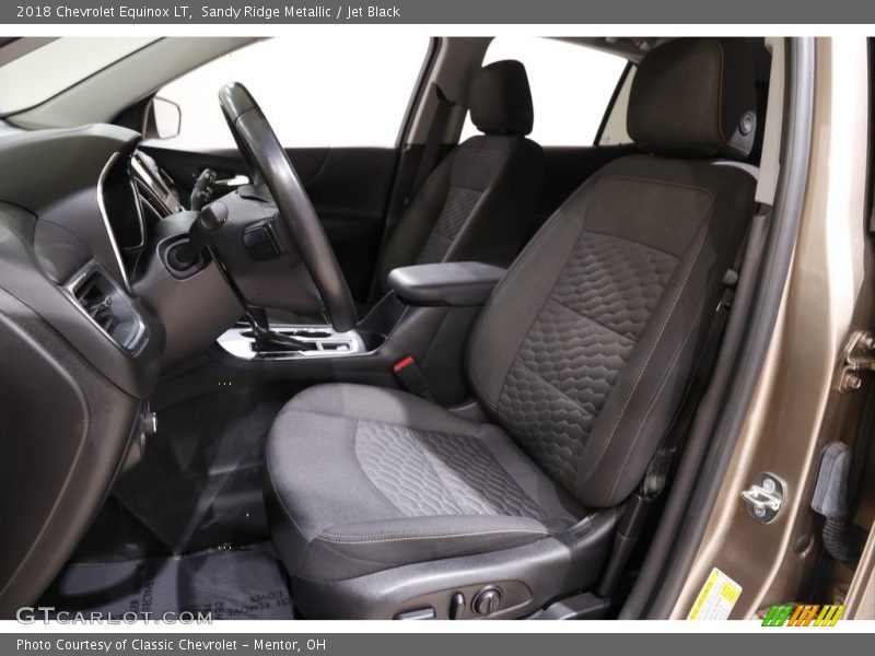 Sandy Ridge Metallic / Jet Black 2018 Chevrolet Equinox LT