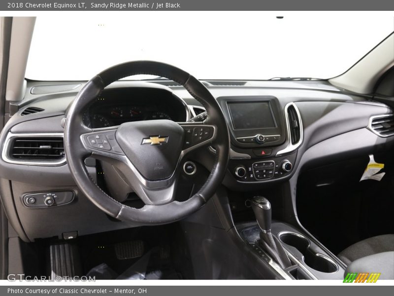 Sandy Ridge Metallic / Jet Black 2018 Chevrolet Equinox LT