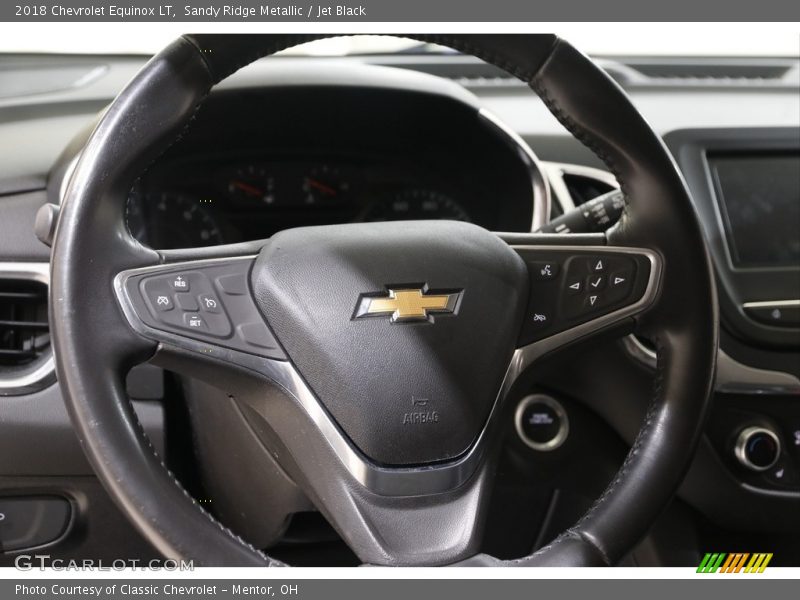 Sandy Ridge Metallic / Jet Black 2018 Chevrolet Equinox LT